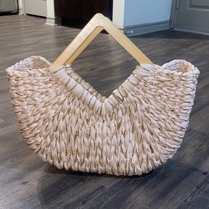 Straw Woven Beach Bag